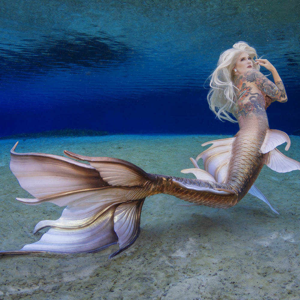 beautiful mermaid tail